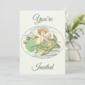 Invitation à une soirée "Sirènes d'antan sous la m (Debout devant)