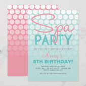 Invitation à une soirée spa (Devant / Derrière)