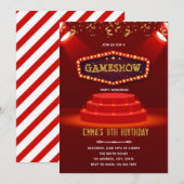 Invitation à une soirée sur le tapis rouge d'un je (Devant / Derrière)