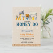 Invitation à une soirée sur le thème Honey do (Debout devant)