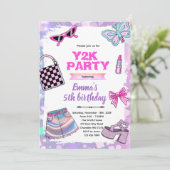 Invitation à une soirée sur le thème Y2K girly (Debout devant)