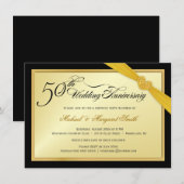 Invitation à une soirée surprise pour les 50 ans d (Devant / Derrière)