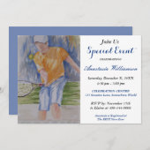 INVITATION À UNE SOIRÉE TENNIS (Devant / Derrière)