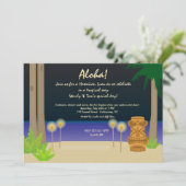 Invitation à une soirée Tiki (Debout devant)