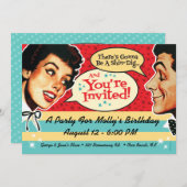 Invitation à une soirée vraiment rétro (Devant / Derrière)