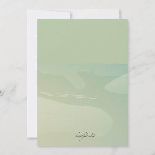 Invitation à une vague (Dos)