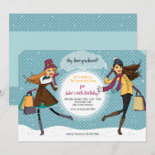 Invitation à une virée shopping (Devant / Derrière)