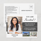 Invitation à une visite de maison ouverte de biens (Devant / Derrière)