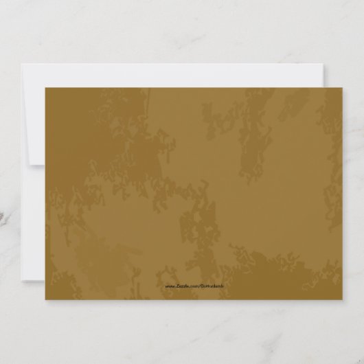 Invitation à vélo jaune (Dos)