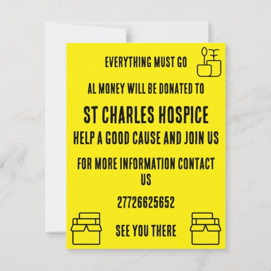 Invitation à vendre (Dos)