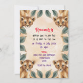 Invitation À Visiter Le Zoo (Devant)