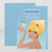 Invitation à votre fête d'anniversaire (Devant / Derrière)