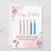 Invitation À votre santé pour votre journée spéciale (Devant)