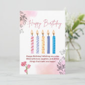 Invitation À votre santé pour votre journée spéciale (Debout devant)