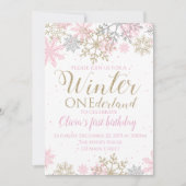 Invitation à Winter ONEderland (Devant)