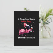 Invitation A Woman Cannot Survive On Wine Alone She Also Need (Debout devant)