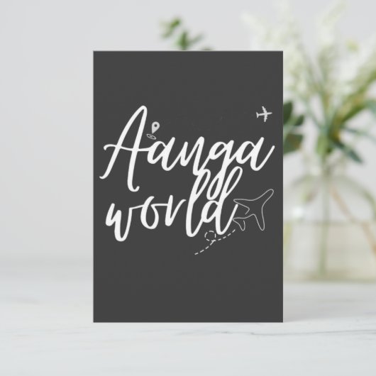 Invitation aangaworld (Debout devant)