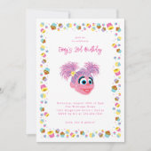 Invitation Abby Cadabby Cupcakes & Confetti Birthday (Devant)