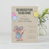 Invitation Abby Cadabby | Tellement de plaisir pour être un a (Debout devant)