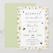 Invitation Abee Baby shower Blanc Maisies Maman À Être Douce (Devant / Derrière)