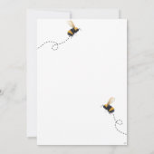 Invitation Abee Baby shower maman d'être aussi doux que peut  (Dos)