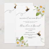 Invitation Abee Baby shower maman d'être aussi doux que peut  (Devant / Derrière)