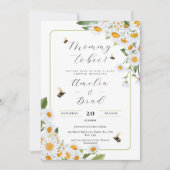 Invitation Abee Baby shower maman d'être aussi doux que peut (Devant)