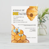 Invitation Abeille à thème ne pas être ensemble Baby shower p (Debout devant)