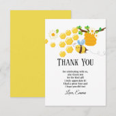 Invitation abeille, abeille domestique, nid d'abeille , Bourd (Devant / Derrière)