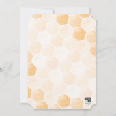 Invitation Abeille aquarelle (Dos)