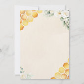 Invitation Abeille signifie pour les couples d'abeilles (Dos)