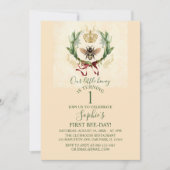 Invitation Abeille Vintage botanique moderne                 (Devant)