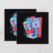 Invitation Abolir la glace (Devant / Derrière)