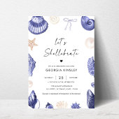 Invitation Abrite Blue Sea Nautical Boy Baby shower