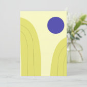 Invitation abstract (Debout devant)