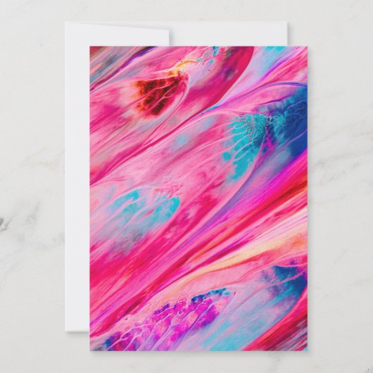 Invitation Abstract moderne | Graduation Fête Invite (Dos)