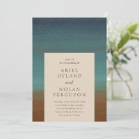 Abstrait Coastal Chic Mariage moderne