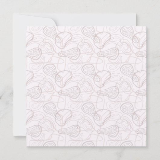 Invitation Abstrait de Bourgogne pâle (Dos)