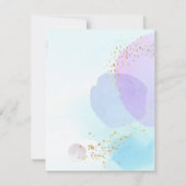 Invitation Abstrait Pastel Circles Baby shower garçon (Dos)
