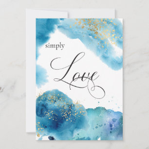 Invitation *~* Abstrait Tropical Beach Parties scintillant Wa