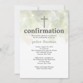 Invitation abstraite à la mode de confirmation (Devant)