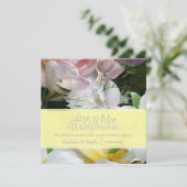 Invitation Abstraite fleur sauvage (Debout devant)