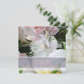 Invitation Abstraite fleur sauvage (Debout devant)