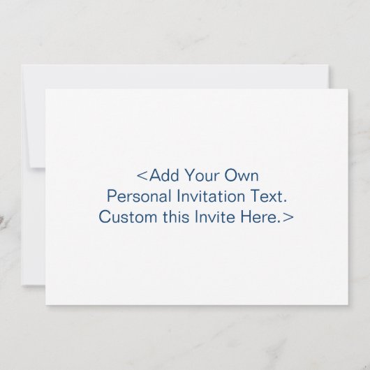 Invitation Abstraite "Irises" (Dos)