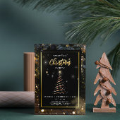 Invitation Abstraite Noël Arbre de Noël