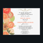 Invitation Abstraite Ranunculus Automne Fleurs Mariage Invita<br><div class="desc">Le design floral abstrait en cascade rend ce faire-part de mariage particulièrement parfait pour le mariage de automne mais beau à tout moment. Toute mariée et mariée qui apprécie la beauté naturelle des fleurs adorera cette invitation. Les roses Abstraits, dans des tons subtils de pêche, marron, orange, rouge et vert...</div>