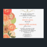 Invitation Abstraite Ranunculus Automne Fleurs Mariage Invita<br><div class="desc">Le design floral abstrait en cascade rend ce faire-part de mariage particulièrement parfait pour le mariage de automne mais beau à tout moment. Toute mariée et mariée qui apprécie la beauté naturelle des fleurs adorera cette invitation. Les roses Abstraits, dans des tons subtils de pêche, marron, orange, rouge et vert...</div>