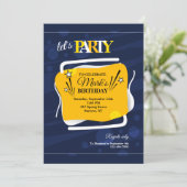 Invitation Abstraite Se démarquer (Debout devant)