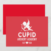 Invitation Académie de tir à l'arc (Devant / Derrière)