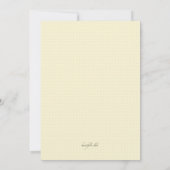 Invitation Accents Bleus (Dos)